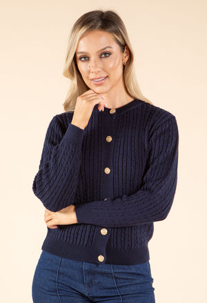 Goldy Cable Knit Cardigan