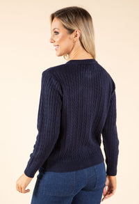 Goldy Cable Knit Cardigan