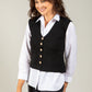 Alba Gold Button Waistcoat