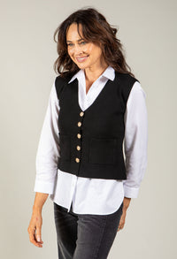 Alba Gold Button Waistcoat