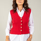 Alba Gold Button Waistcoat