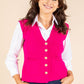 Alba Gold Button Waistcoat