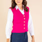 Alba Gold Button Waistcoat