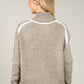 Ami Contrast Knit Jumper