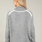 Ami Contrast Knit Jumper
