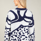 Abstract Design Knit Jumper