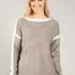 Contrast Knit Jumper