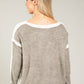 Contrast Knit Jumper
