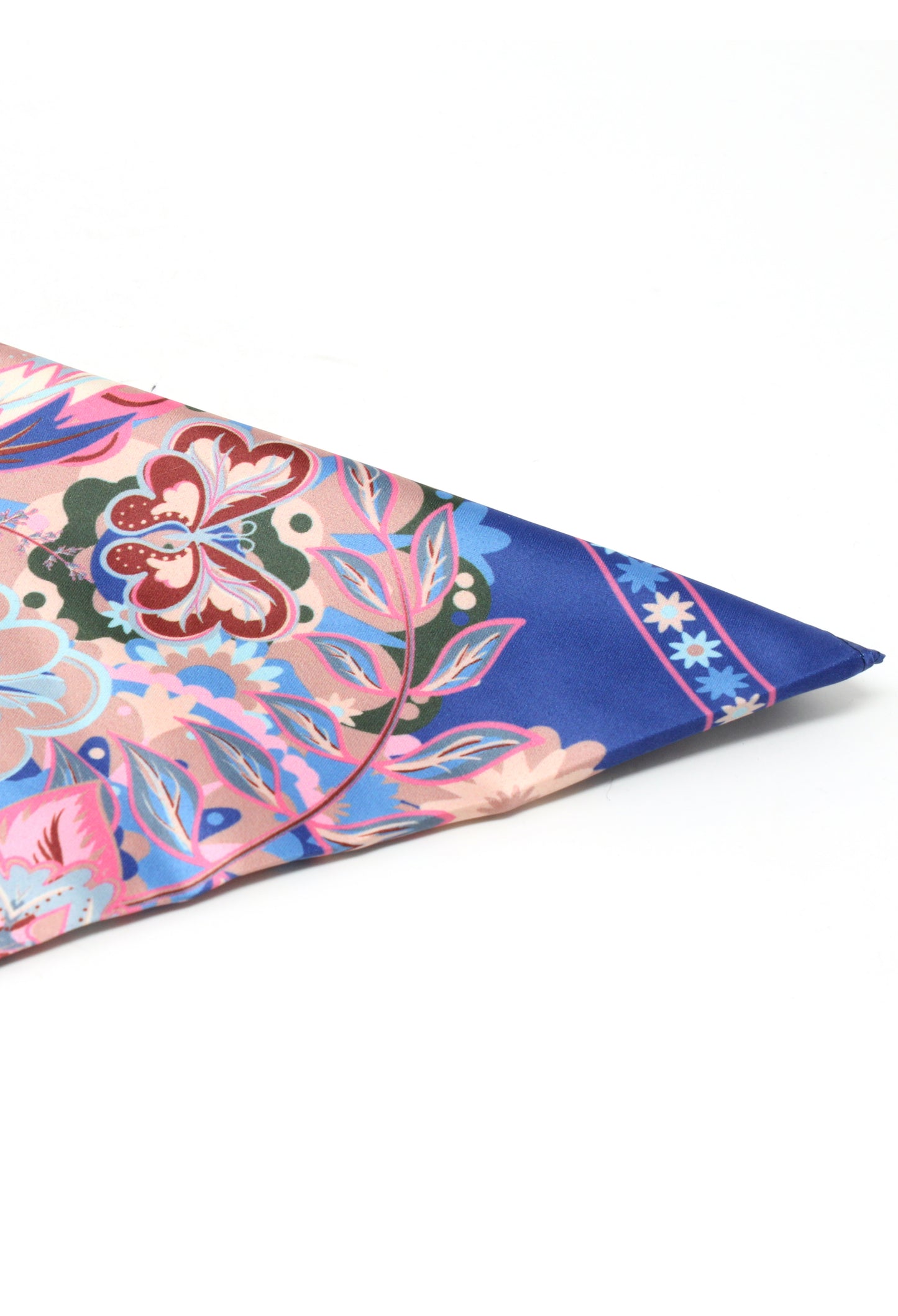 Bold Butterfly Print Satin Scarf