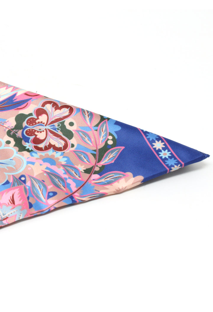 Bold Butterfly Print Satin Scarf