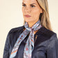Floral Print Satin Touch Scarf