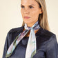 Floral Design Satin Touch Scarf