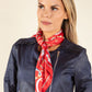 Belt Print Satin Touch Scarf