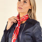 Belt Print Satin Touch Scarf