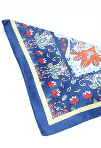 Floral Paisley Satin Scarf