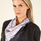 Mosaic Design Satin Touch Scarf