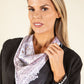Mosaic Design Satin Touch Scarf