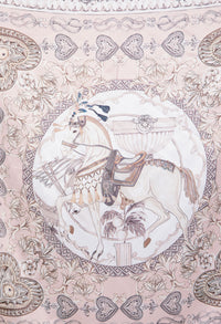 Mosaic Design Satin Touch Scarf