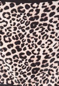 Satin Touch Leopard Scarf
