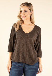Lurex Knit Top
