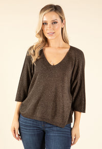 Lurex Knit Top