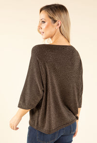 Lurex Knit Top