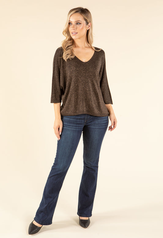 Lurex Knit Top