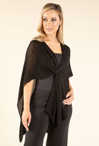 Lurex Knit Shawl