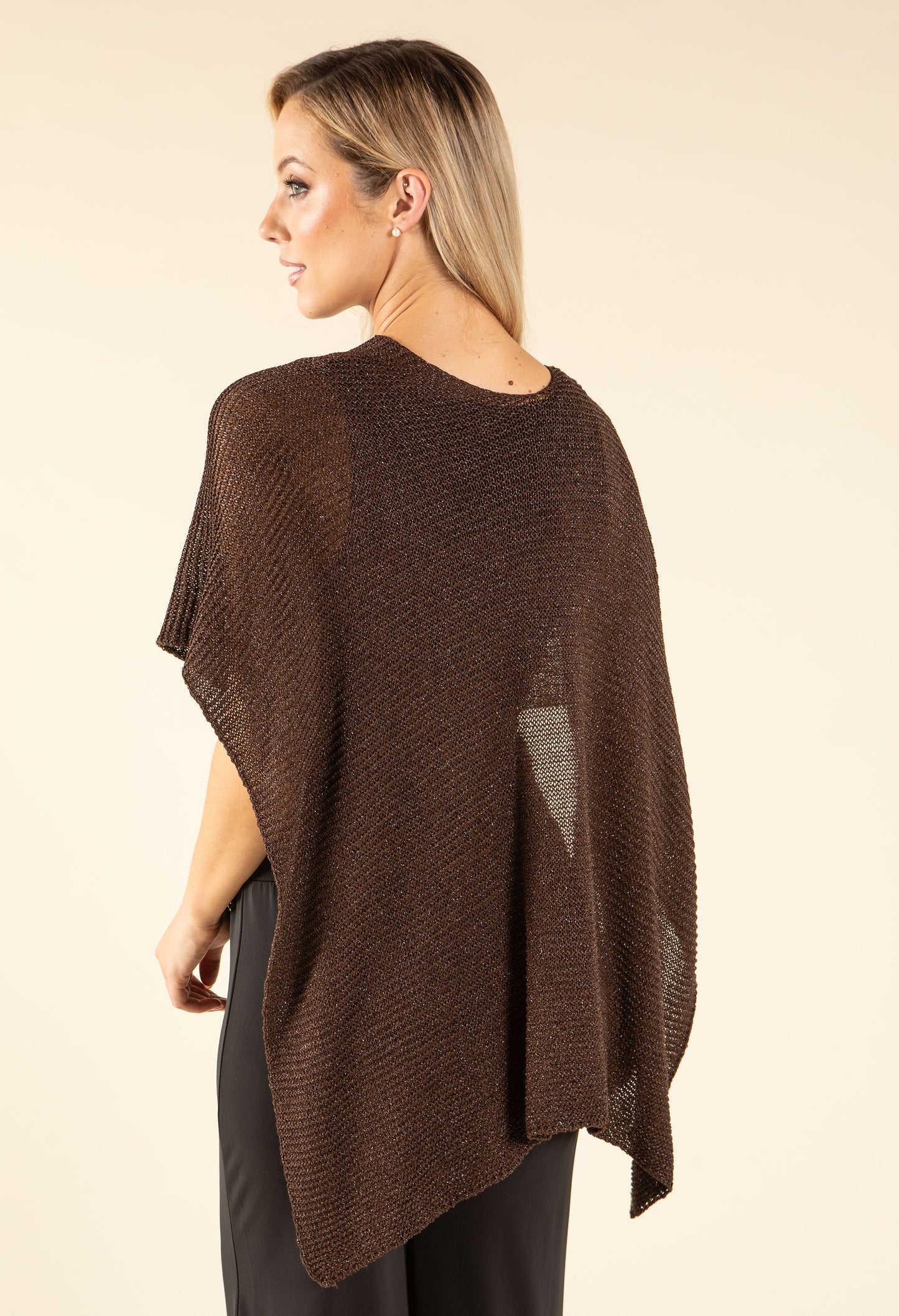 Lurex Knit Shawl