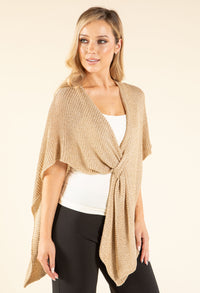 Lurex Knit Shawl