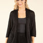 Open Front Knit Cardigan