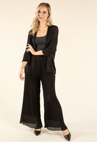 Open Front Knit Cardigan