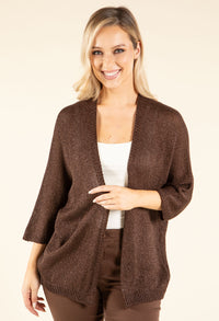 Open Front Knit Cardigan