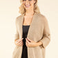 Open Front Knit Cardigan