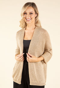 Open Front Knit Cardigan
