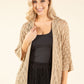 Lurex Crochet Cardigan