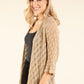 Lurex Crochet Cardigan