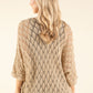 Lurex Crochet Cardigan