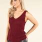 Sleeveless Lurex Knit Top