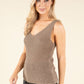 Sleeveless Lurex Knit Top