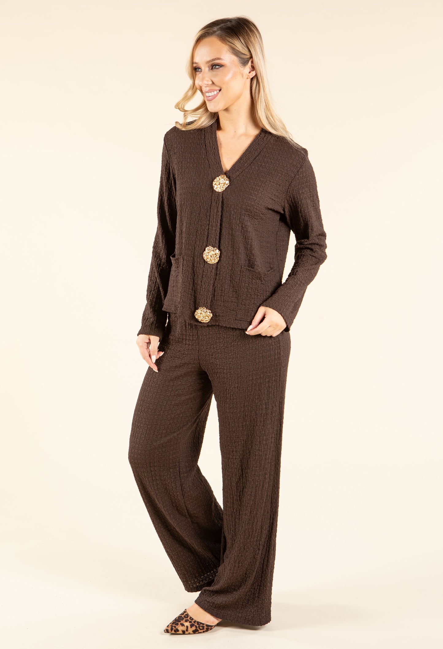 Gold Detail Co-Ord Set