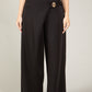 Gold Detail Wrap Trousers