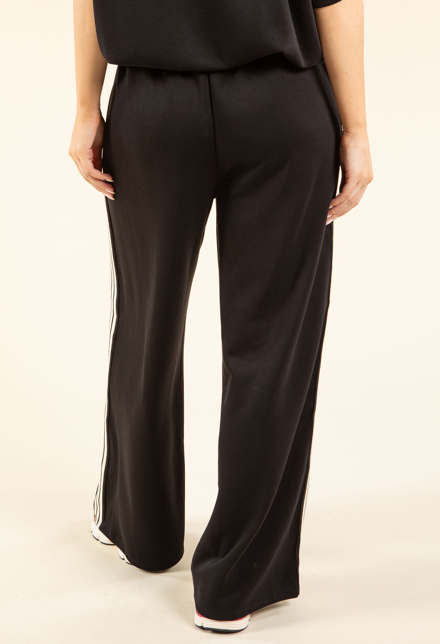 Stripe Detail Wide Joggers