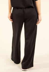 Stripe Detail Wide Joggers