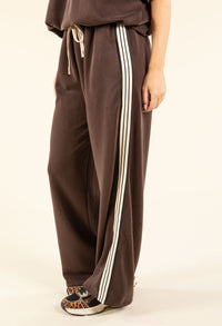 Stripe Detail Wide Joggers