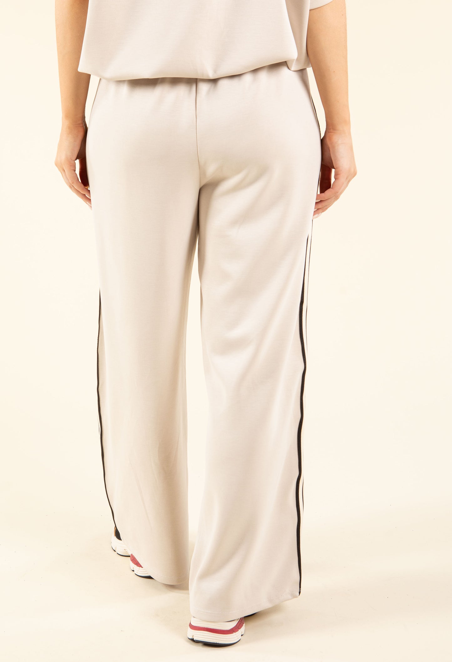 Stripe Detail Wide Joggers