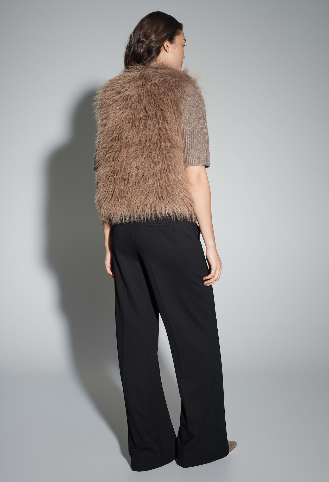 Wondra Faux Fur Waistcoat