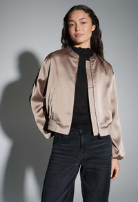 Jupita Satin blouson jacket