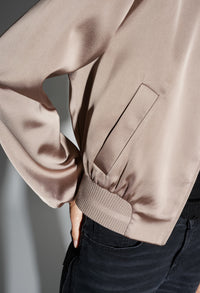 Jupita Satin blouson jacket
