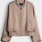 Jupita Satin blouson jacket